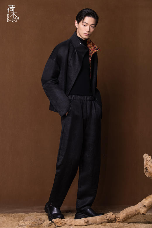 荷木HEMU丨[MEN]玄之·萝卜裤 商品图3