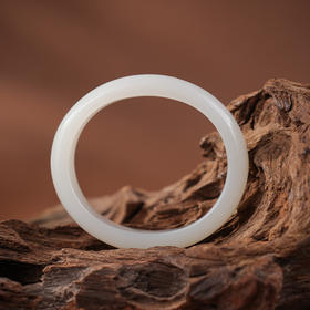 【素若】羊脂白玉手镯（54.3）mm