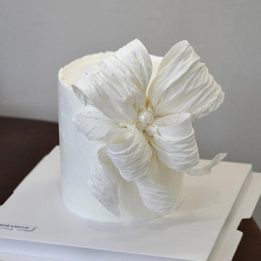 0866 “白栀”  蛋糕 （奶油霜抹面） 商品图2