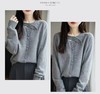 【超美针织衫】M06小领结款圆领宽松韩系毛衣-喜出 商品缩略图3