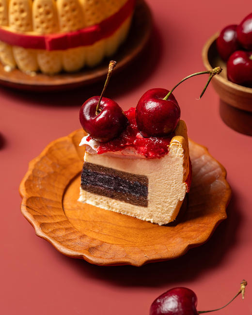 鲜果夏洛特车厘子满满慕斯生日蛋糕 商品图3