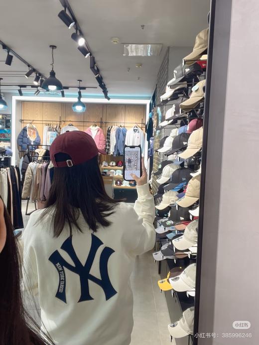 New Era&MLB纽亦华秋冬新款NY男女加绒基础宽松休闲时尚潮流圆领卫衣 商品图2