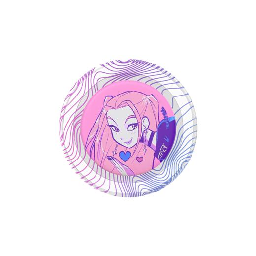 【K-pop:猎魔女团】猎魅·米拉·MagSafe圆啪嗒 泡泡骚 x K-pop: 猎魔女团 MAGSAFE磁吸手机气囊支架 Round圆啪嗒系列 粉色 商品图2