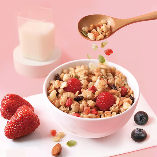 【2袋装】Calbee牌富果乐水果麦片450g/北海道富果乐水果麦片500g 人气营养早餐好搭档 033236/033427/033564 商品图2