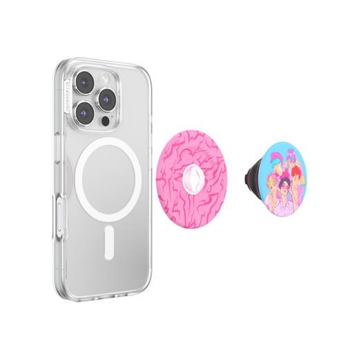 【K-pop:猎魔女团】沙加男孩·MagSafe圆啪嗒 泡泡骚 x K-pop: 猎魔女团 MAGSAFE磁吸手机气囊支架 Round圆啪嗒系列 粉色 商品图3