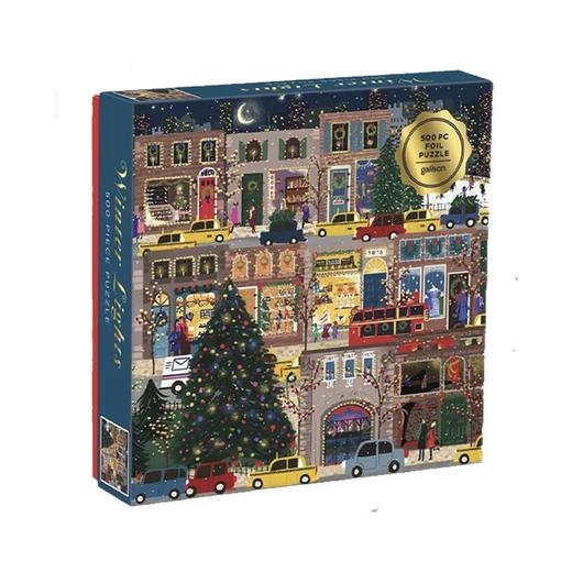 【全新捡漏】GALISON 圣诞冬季拼图 放松减压-艺术装饰-益智礼赠 商品图0