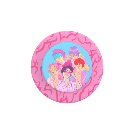 【K-pop:猎魔女团】沙加男孩·MagSafe圆啪嗒 泡泡骚 x K-pop: 猎魔女团 MAGSAFE磁吸手机气囊支架 Round圆啪嗒系列 粉色 商品图2