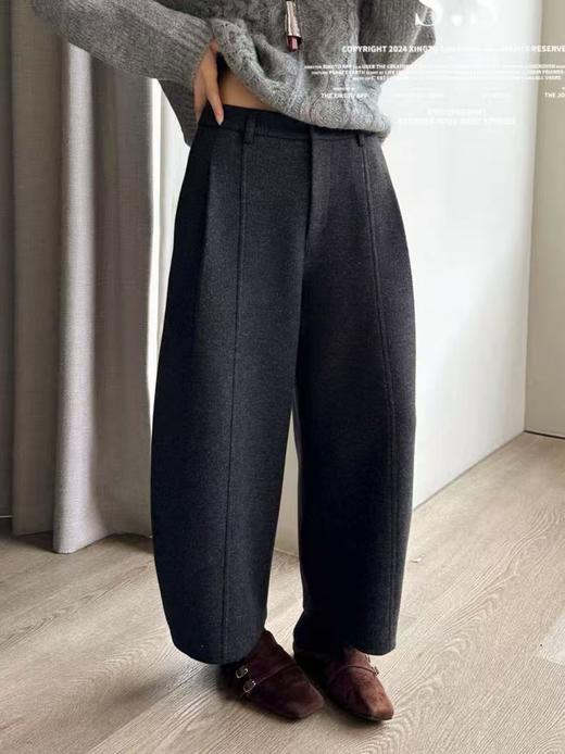 🔥🔥🔥加绒【爆款休闲裤】九分超软！！7616气球裤复古时尚九分小个子休闲裤-喜出 商品图1