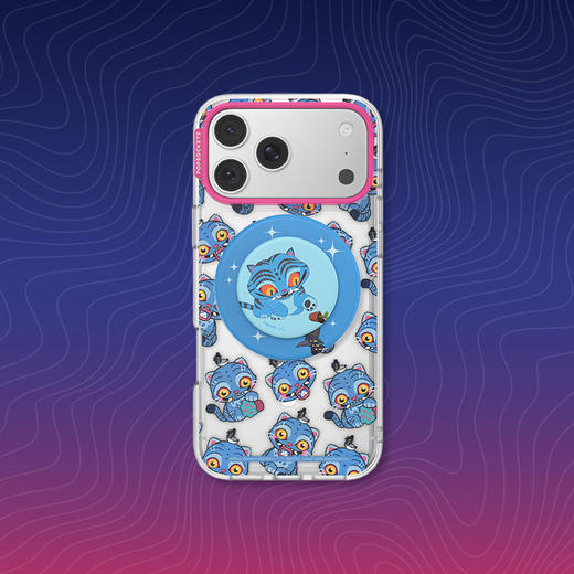 【K-pop:猎魔女团】恶魔信使 泡泡骚 x K-pop: 猎魔女团 POPCASE手机壳 MagSafe Popcase磁吸款 透明 拼贴 iPhone17/16/15/14/13 商品图1