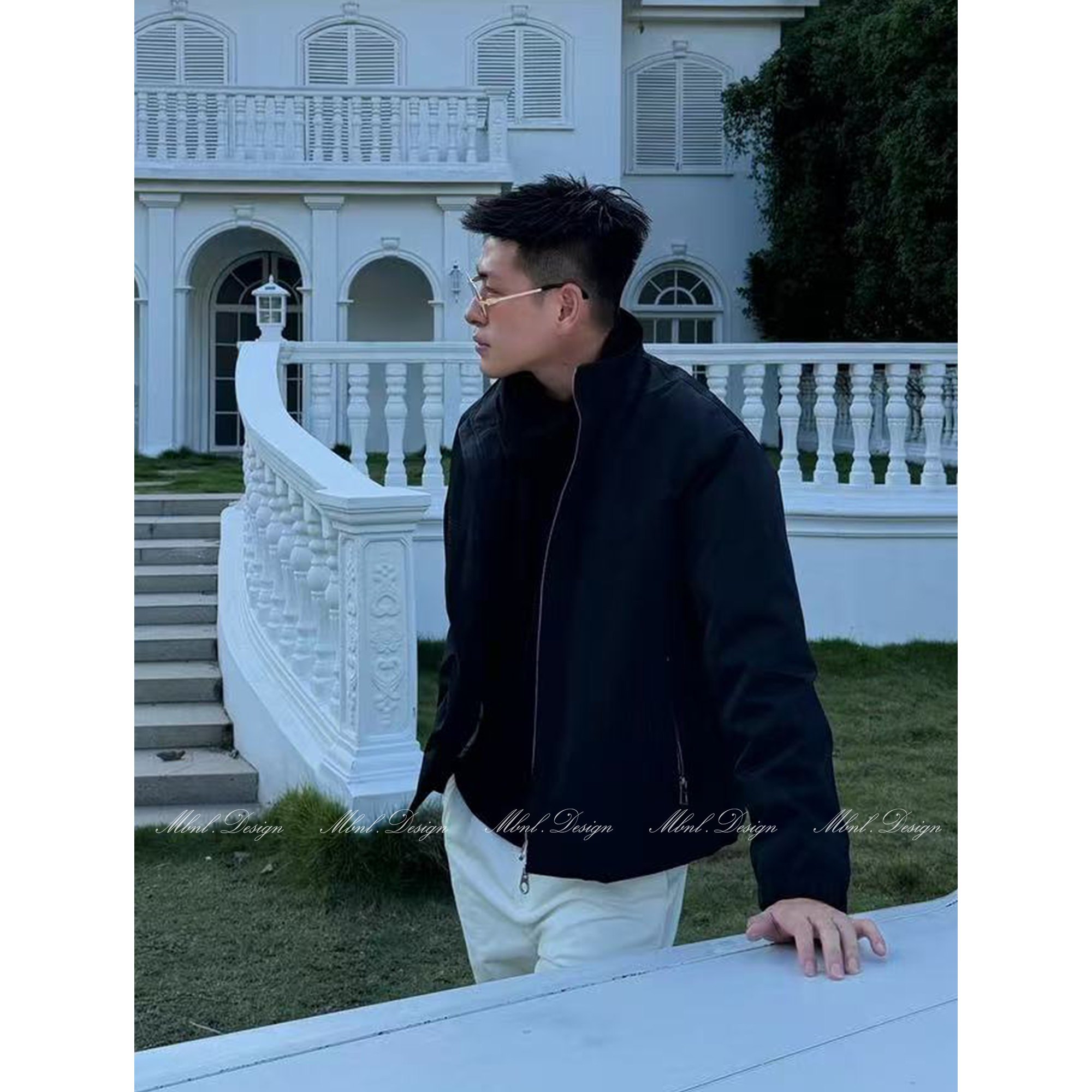 「L.P Keit」秦磊男装90白鹅绒飞行员立领羽绒服LL-WYR7019 N11商品图2