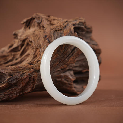 【素若】羊脂白玉手镯（54.3）mm 商品图4