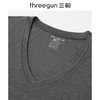 Threegun三枪 60支热力弹华绒V领男肌底衣-T20093A01 商品缩略图1