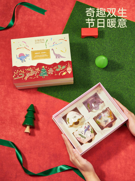 宋朝香薰双蛋礼盒破壳奇境香氛蜡烛摆件女生新年礼品双蛋破壳香氛蜡烛礼盒 商品图4