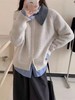 【超美针织衫】M01双拉链翻领中厚开衫外套毛衣-喜出 商品缩略图4