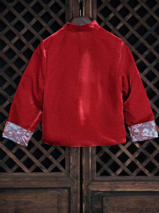 盛唐牡丹 | Kids 中国红马跃新春双穿外套 商品图9