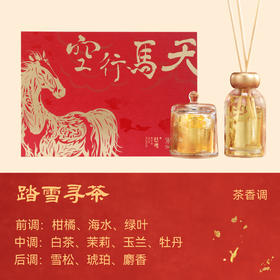 宋朝天马年香薰礼盒扩香摆件乔迁新婚本命新年礼物天马行空无火香薰礼盒