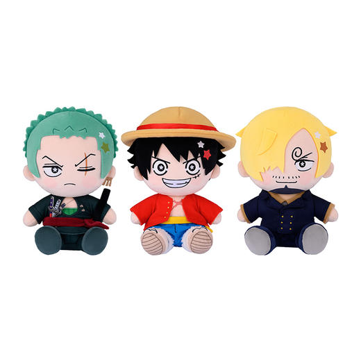 【GSC全款预售】航海王 HUGGYDOLL毛绒玩偶 路飞款/佐罗款/山智款 GSM 商品图4