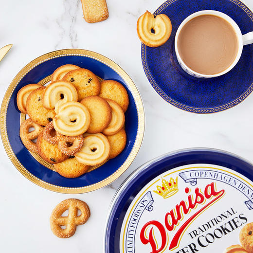 【经典曲奇】皇冠丹麦曲奇饼干750g铁盒装！进口黄油，酥香经典，下午茶/送礼不出错的选择！ 商品图3