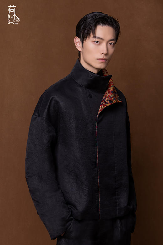 荷木HEMU丨[MEN]玄之·短棉服 商品图1