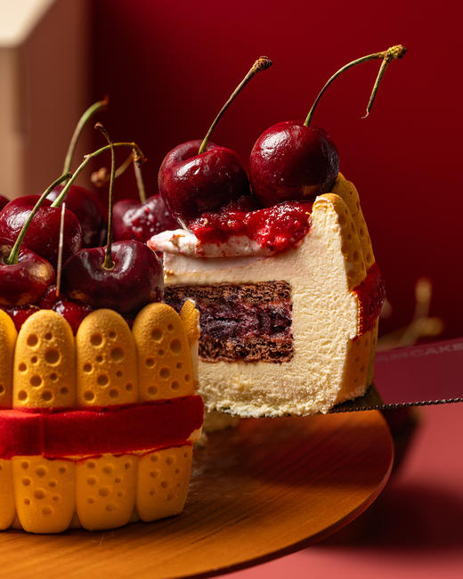 鲜果夏洛特车厘子满满慕斯生日蛋糕 商品图2