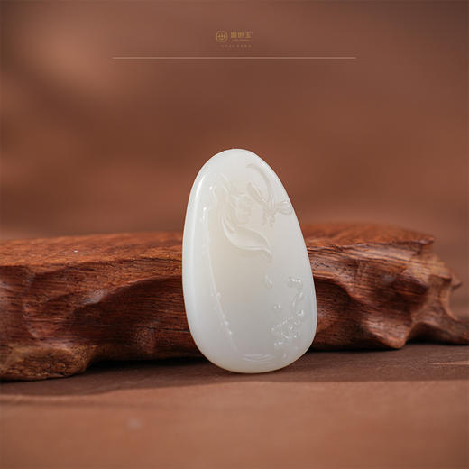 「年礼优选」【壹栀莲】羊脂白玉吉祥挂件 商品图1