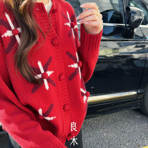 【预售7天】良木礼山羊绒开衫（1518F） 商品图1