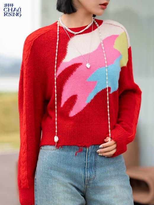 火焰圈圈羊绒衫 商品图0