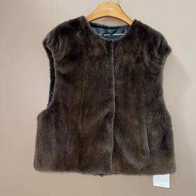 【预售7天】良木礼水貂马甲（3624F）