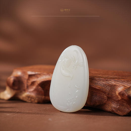 「年礼优选」【壹栀莲】羊脂白玉吉祥挂件 商品图3