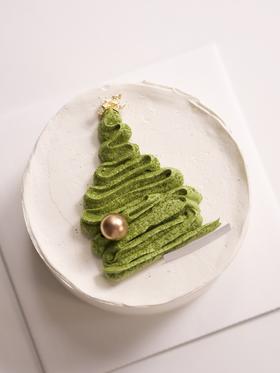 【圣诞限定】抹茶圣诞树蛋糕
