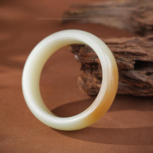 【蜜萝】糖白玉手镯（圈口57.1） 商品图3