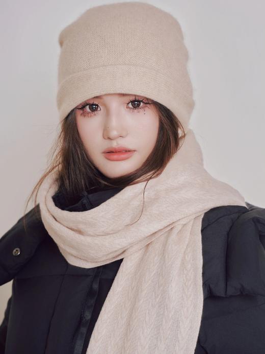 羊绒素色冷帽 商品图0