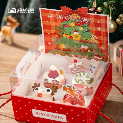 圣诞节纸杯蛋糕（四个口味) | 4杯装@2025 商品图0