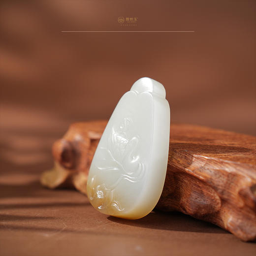 「年礼优选」【金荷灵鸢】糖羊脂玉吉祥牌 商品图3