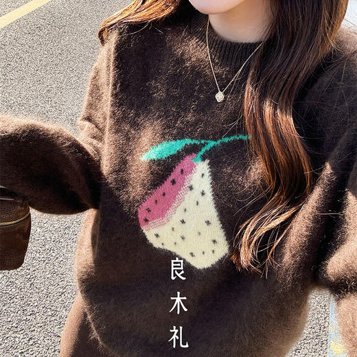 【特价不退换】【预售7天】良木礼羊毛圆领上衣（1760F） 商品图1