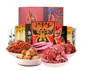 张飞国潮 牛肉零食礼盒-1333g【年货】JCT