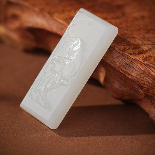 「年礼优选」【山君】羊脂白玉虎牌 商品图0