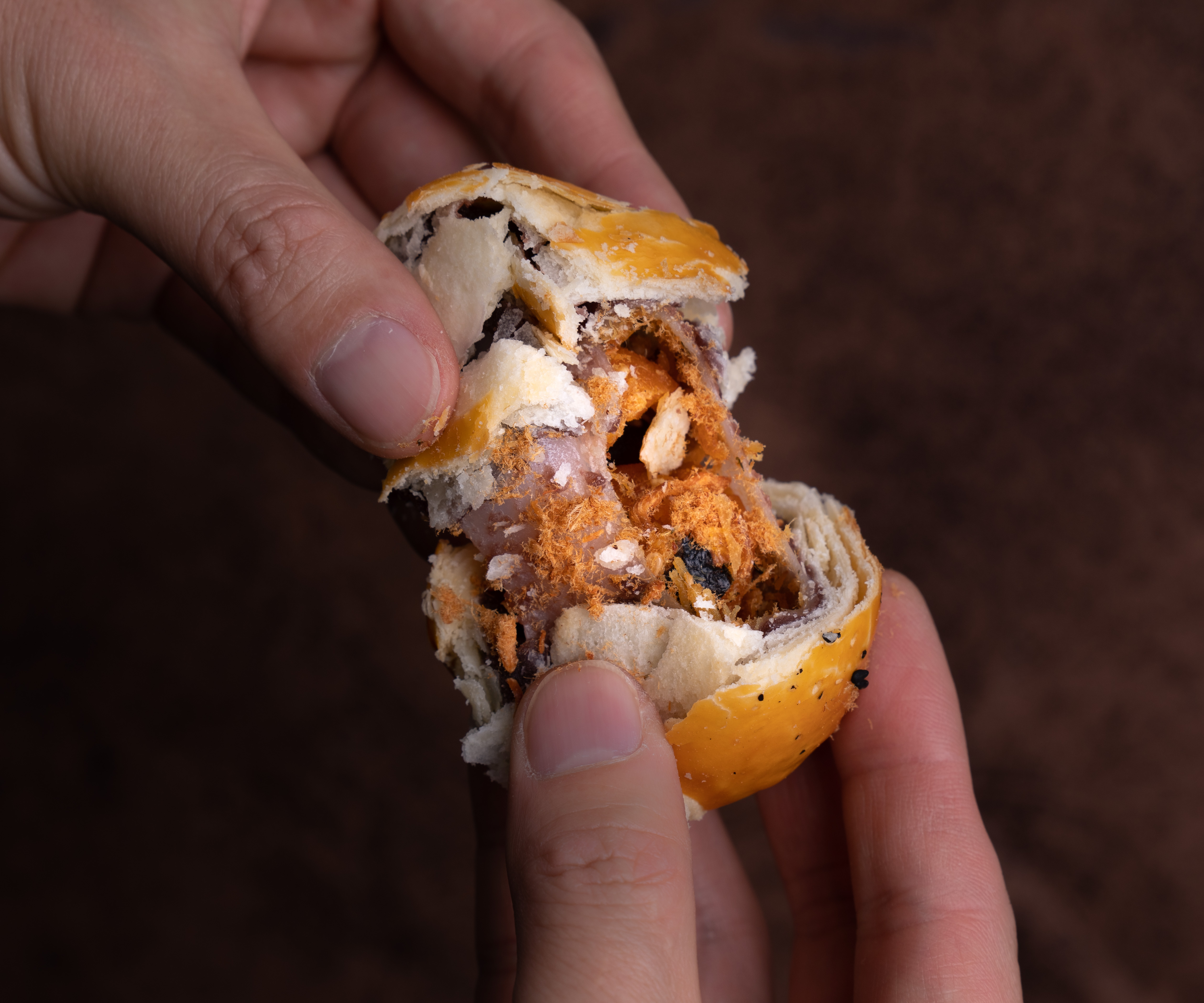 肉松麻薯蛋黄酥（咸甜口）