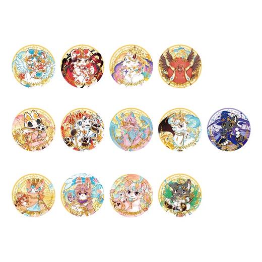 有兽焉 星海奇旅系列 马口铁徽章 吧唧 全13种 12包/盒 国谷 商品图0