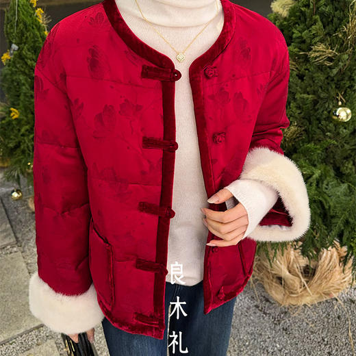 【特价不退换】【预售7天】良木礼水貂鹅绒外套（1794） 商品图2