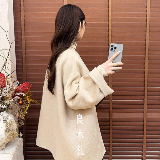 【预售7天】良木礼骆驼绒大衣（1159） 商品图0