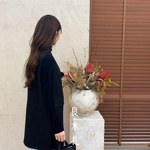 【特价不退换】【预售7天】良木礼V领背心连衣裙（1166） 商品图3