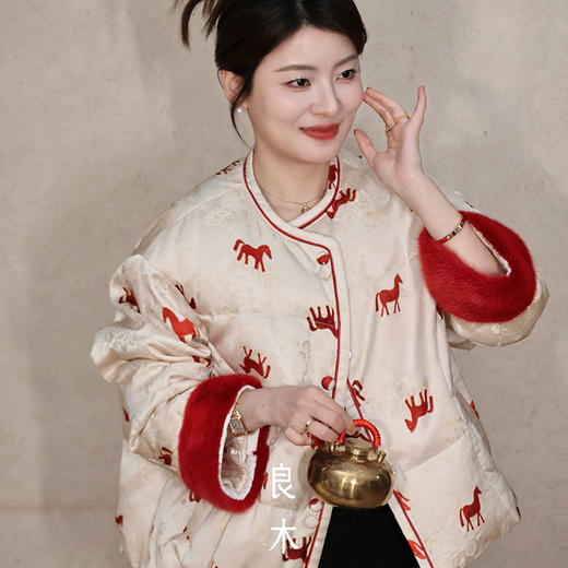 【预售7天】良木礼水貂鹅绒服(1321) 商品图2