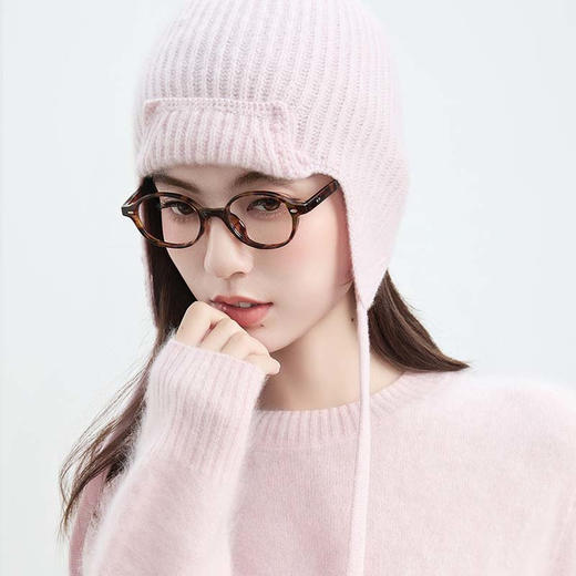 VogoPetite 100%山羊绒 滑雪季Snowcore 花式羊绒滑雪考拉帽 BP141F0001 商品图4