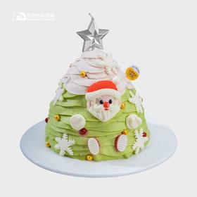 圣诞树草莓蛋糕@2025