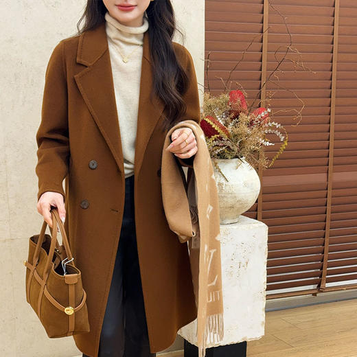 【特价不退换】【预售7天】良木礼羊毛大衣（1168） 商品图1