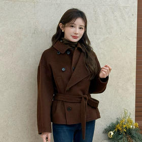 【特价不退换】【预售7天】良木礼骆驼绒外套（2752）