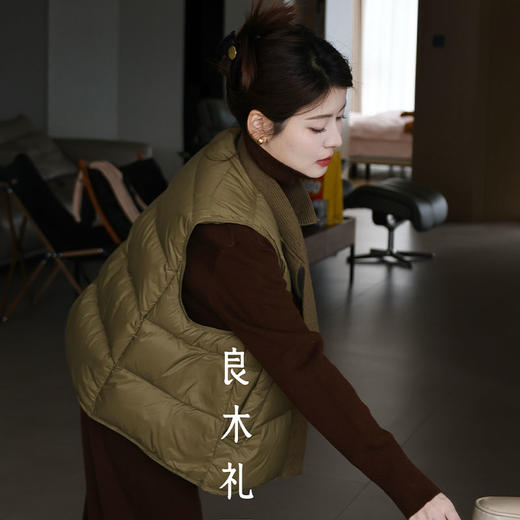 【特价不退换】【预售7天】良木礼羽绒马甲（D251102208F） 商品图12
