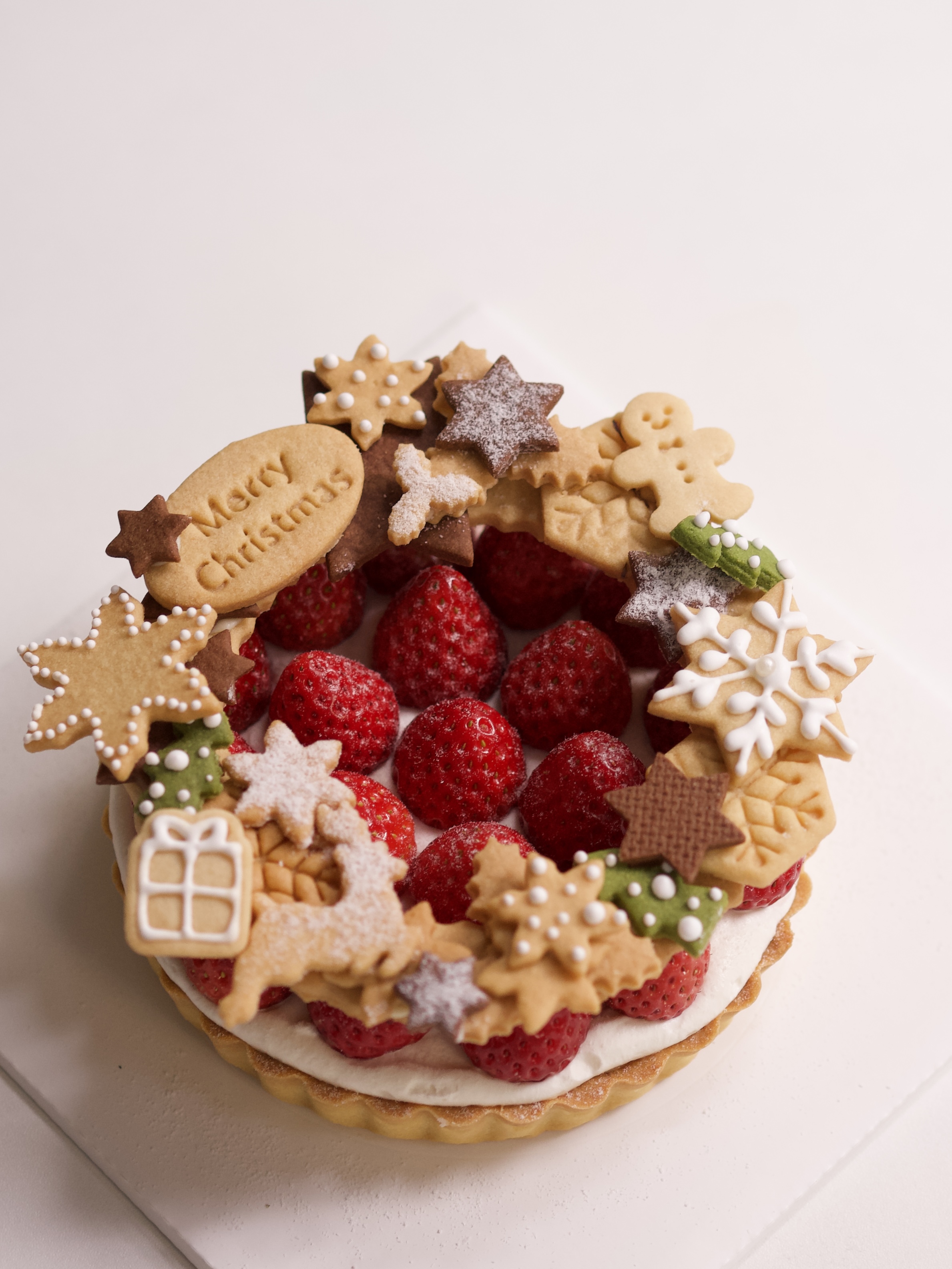 【圣诞系列】草莓圣诞曲奇环