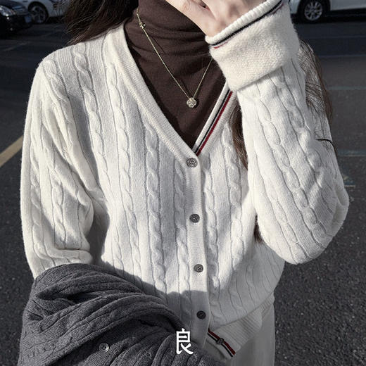 【特价不退换】【预售7天】良木礼绵羊毛开衫(1500F) 商品图2